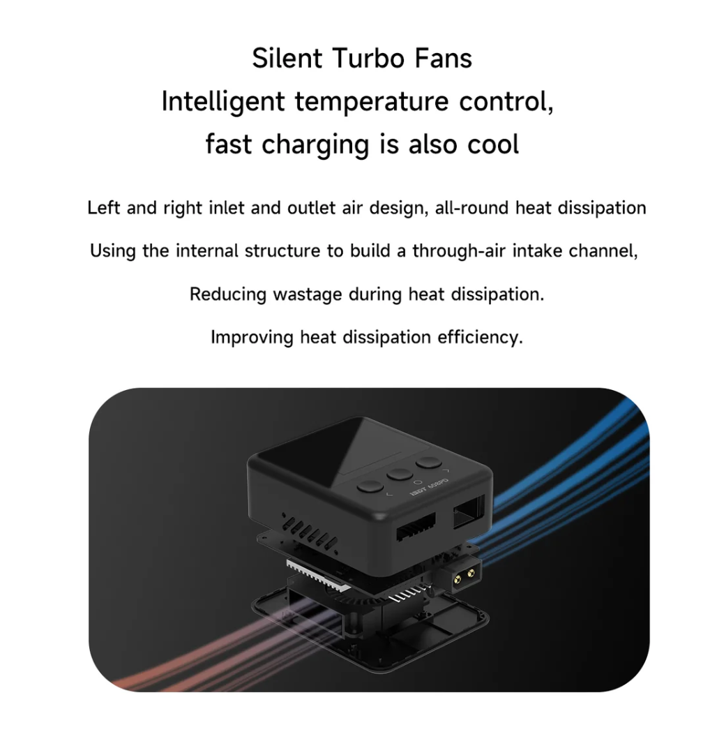 ISDT 608PD Lipo Charger,DC 240W/10A USB C 140W/5A Smart Digital Charger for RC Batteries,Universal Balance Discharge Charger for LiFe/Lilon/LiPo/LiHV (1-6S),NiMH(1-16S),Pb (1-12S) Batteries