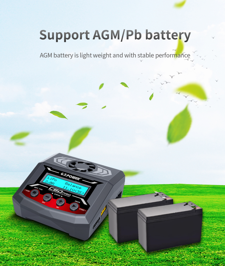 G.T. Power C6D Air 100W AC/DC 12A Intelligent Charger Discharger