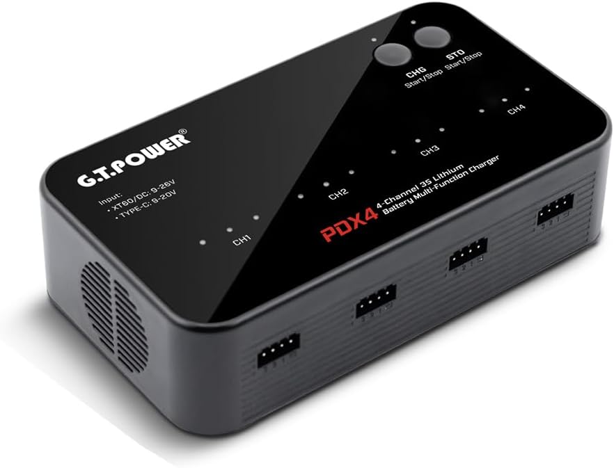 GT.POWER PDX4 PD/DC Quad-Channel Intelligent Balance Charger