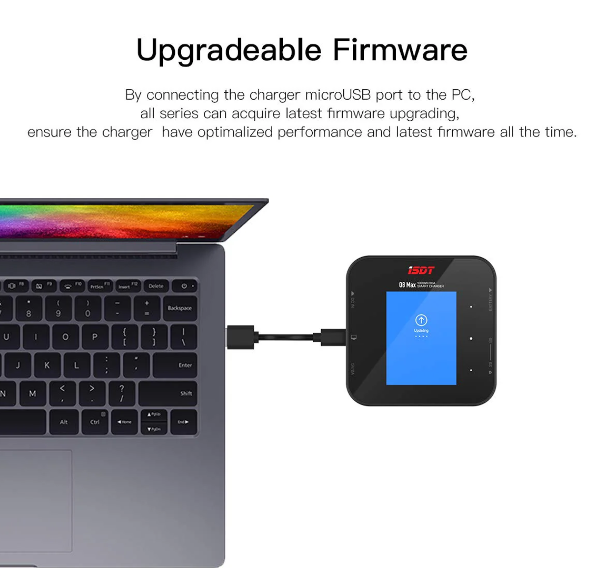 Q8 MAX DC 1000W Lipo Battery Charger,LCD Display Digital Smart Battery Balance Charger