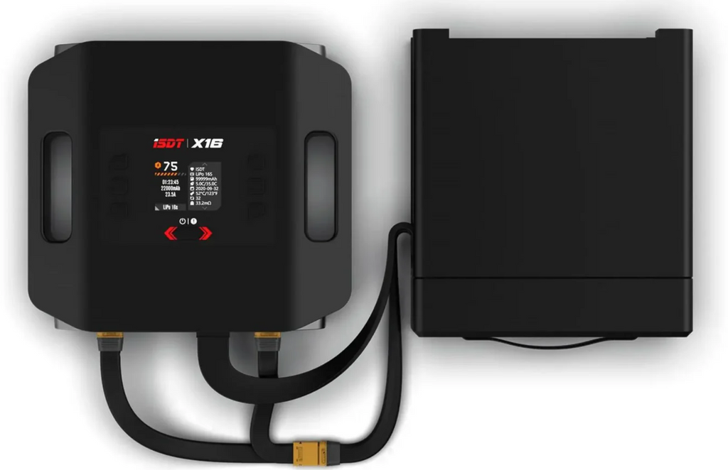 X16 Lipo Charger,1100W x 2/20A x 2 Dual Channel Lipo Charge and Discharge Cycle Balance Charger for 2~16S Batteries