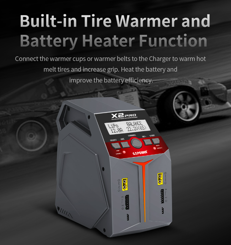 G.T. Power X2 Air/PRO V2 AC/DC Dual Channels Intelligent Balance Charger Discharger